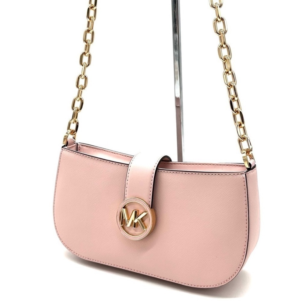 Michael Kors Small Carmen Pouchette
Shoulder Bag Powder Blush - Picture 6 of 10